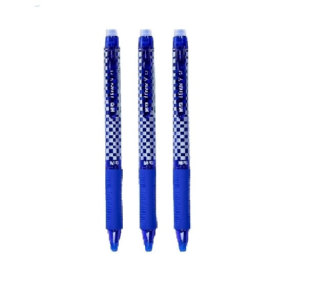 Pen Gel Erasable M&G Ierase Ergo 0.7Mm 3/Pack Blue