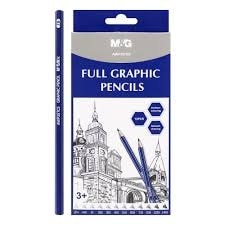 Pencil M&G 2B...14B 12/Pack Graphic