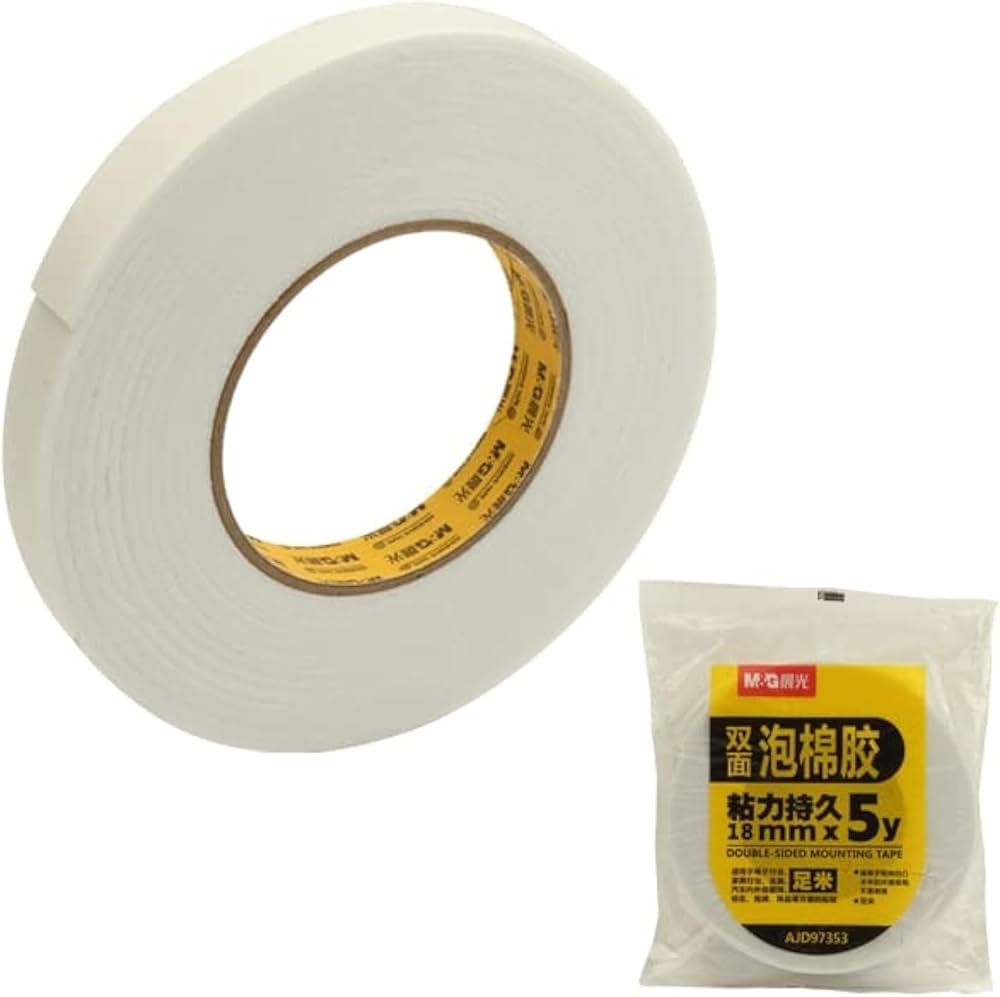 Tape Double Sided M&G 18Mmx4.5M Foam