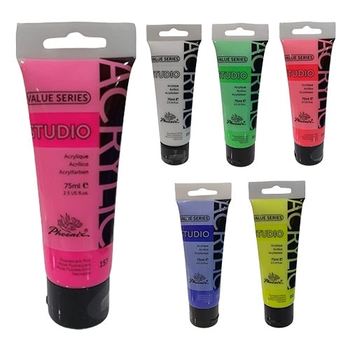 Acrylic Paint Phoenix 75Ml Fluorescent