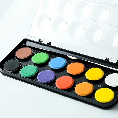 Watercolor Paint M&G Solid Dots