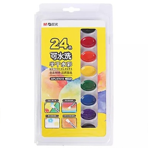 Watercolor Paint M&G 24/Pack