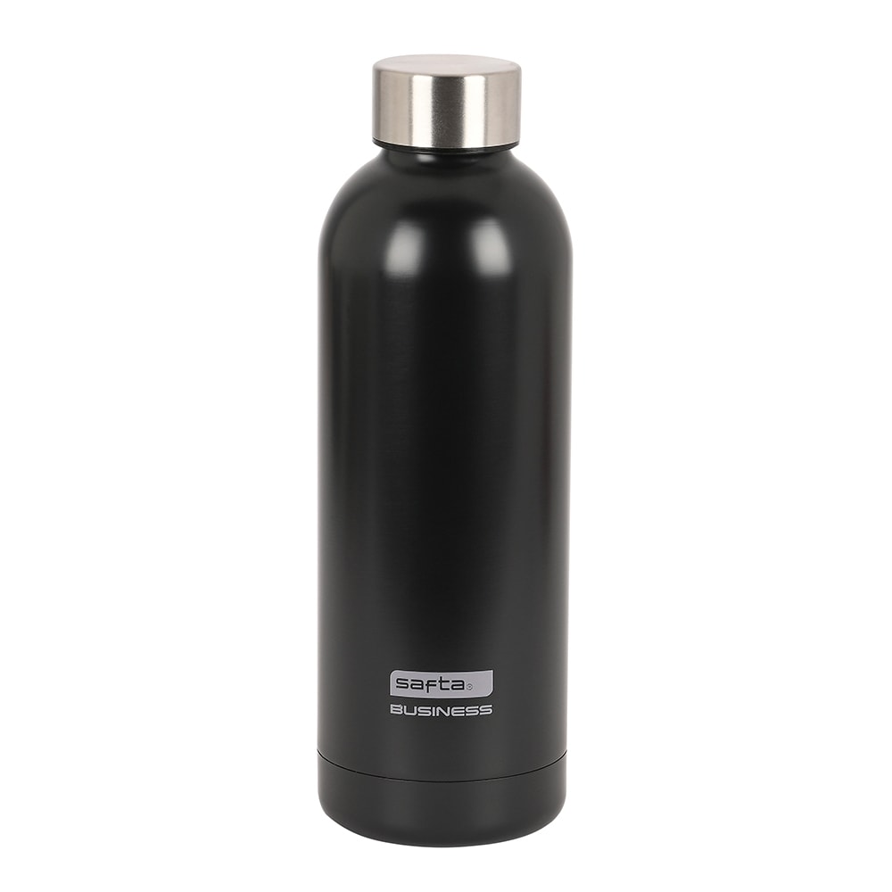 Water Bottle Insulated 500Ml Metal Black