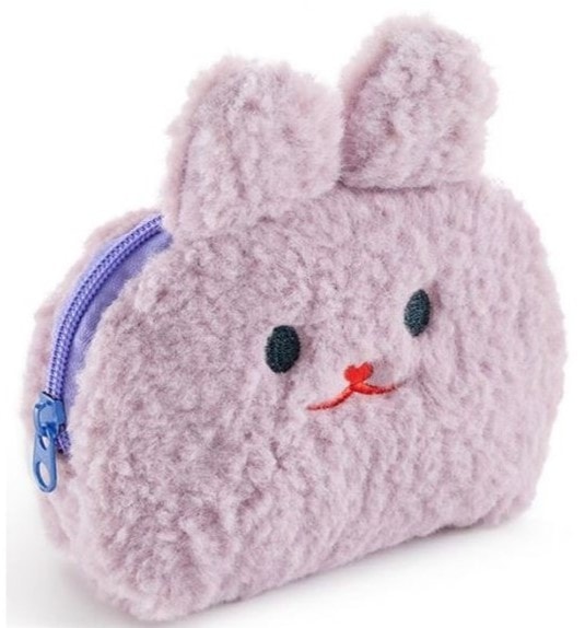 Coin Purse Mr Back 2 Fun Fluffy Lavender 16290