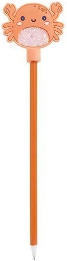 Pen Ballpoint Mr Sea World Crab Orange Blue 11941