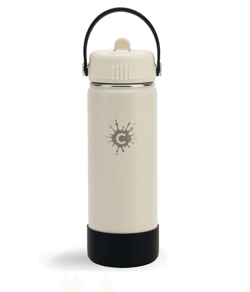 Water Bottle Cheeki 750Ml Single Wall Adventure Sandstone  A