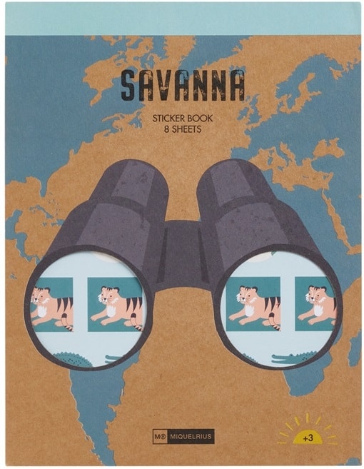 Sticker Mr Savanna 8 Sheets 13323