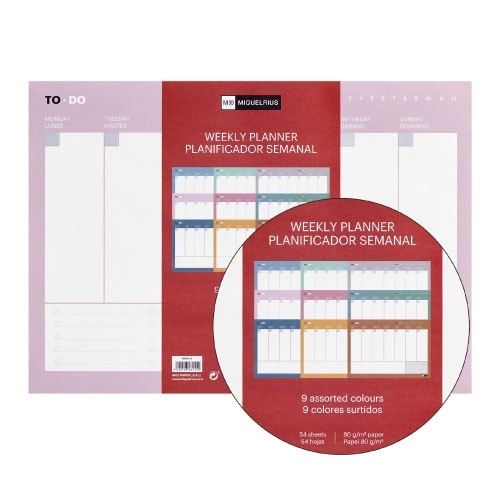 Planner Mr To Do Weekly A4 Horizontal 28155