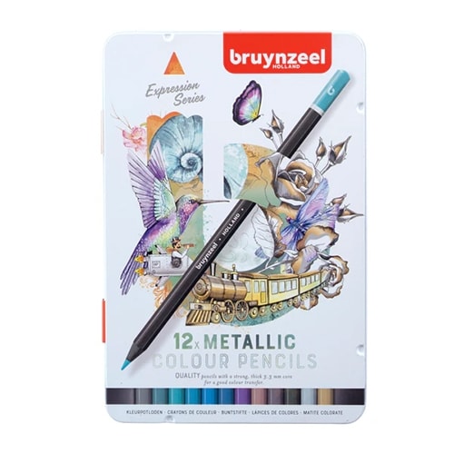 Bruynzeel Expression colour special pencil tin Metallic 60312212
