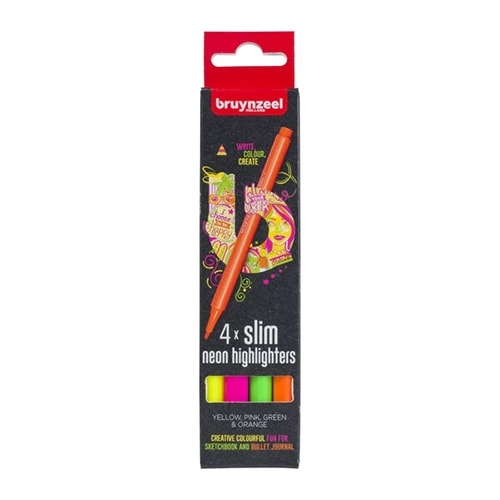 Highlighter Bruynzeel slim set | 4 colours