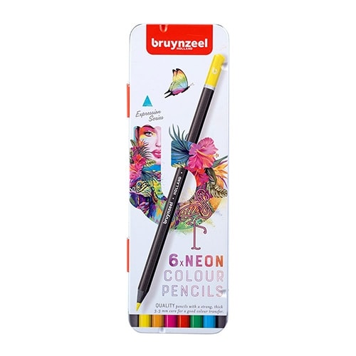 Colored Pencil Bruynzeel Expression 6/Pack Neon 60312006