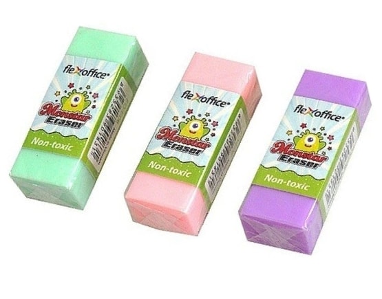 Eraser Flexoffice Assorted Fo-E06
