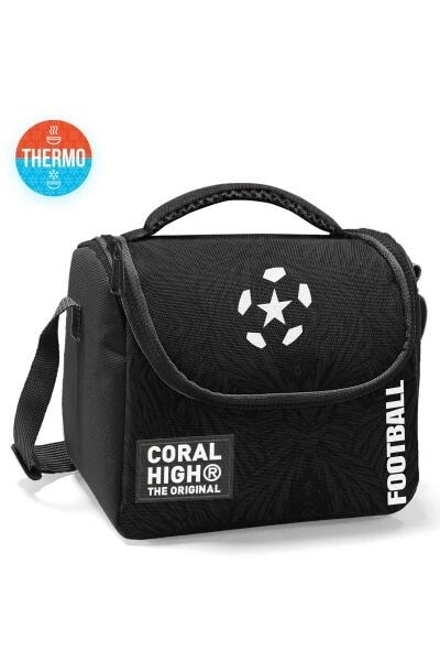 Lunch Bag Coral High Kids Football Club Thermo Black 22798