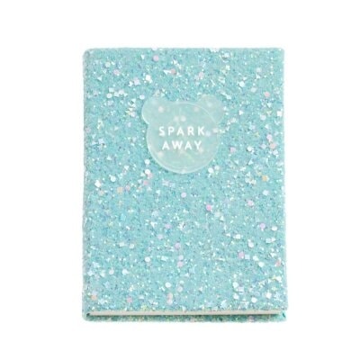 Notebook Mr Back To Fun Shiny Plain Blue