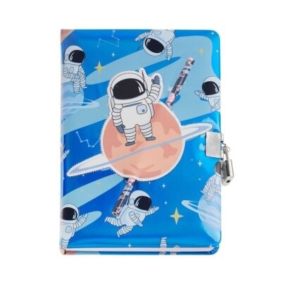 Notebook Mr Back 2 Fun Holographic Astronaute W/Lock