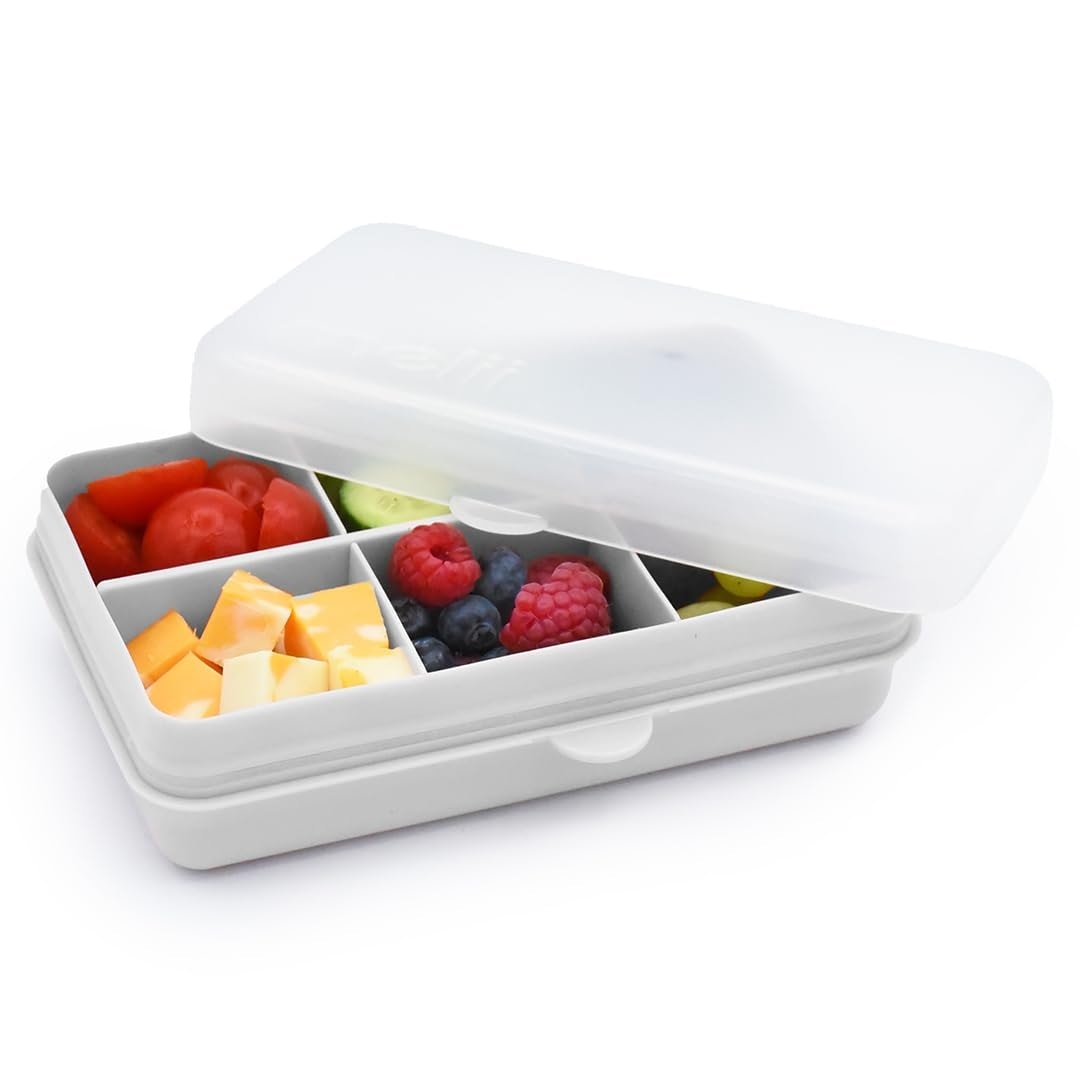 Melii Snackle Box Mini 6 Compartment GREY