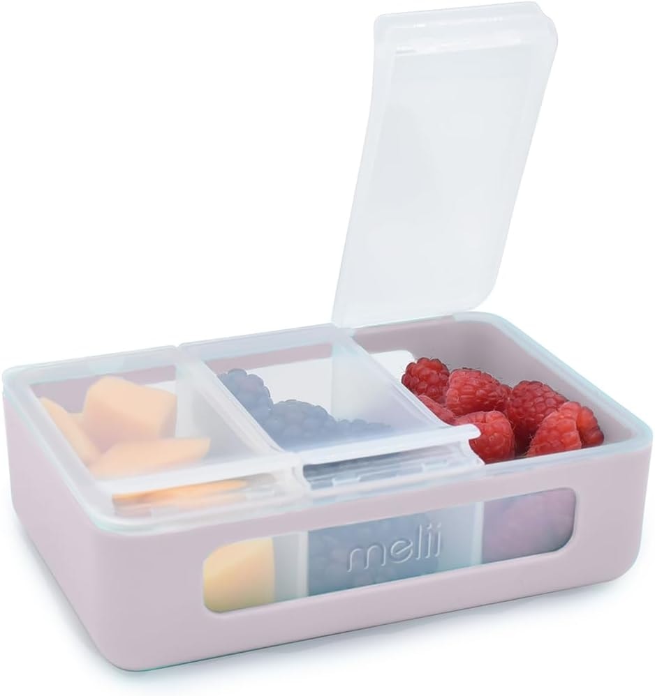 Melii Snackle Box 3 Compartment OATMILK