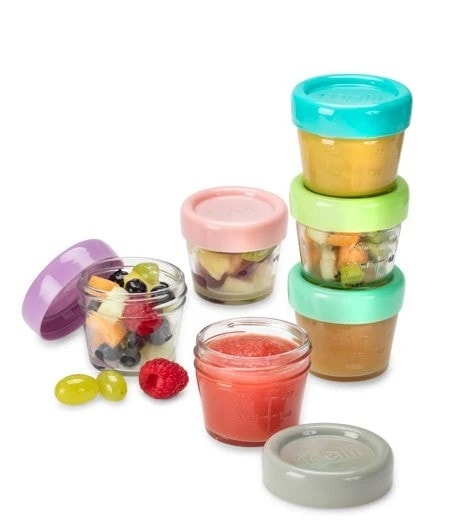 Melii Glass Baby Food Containers MULTICOLOR