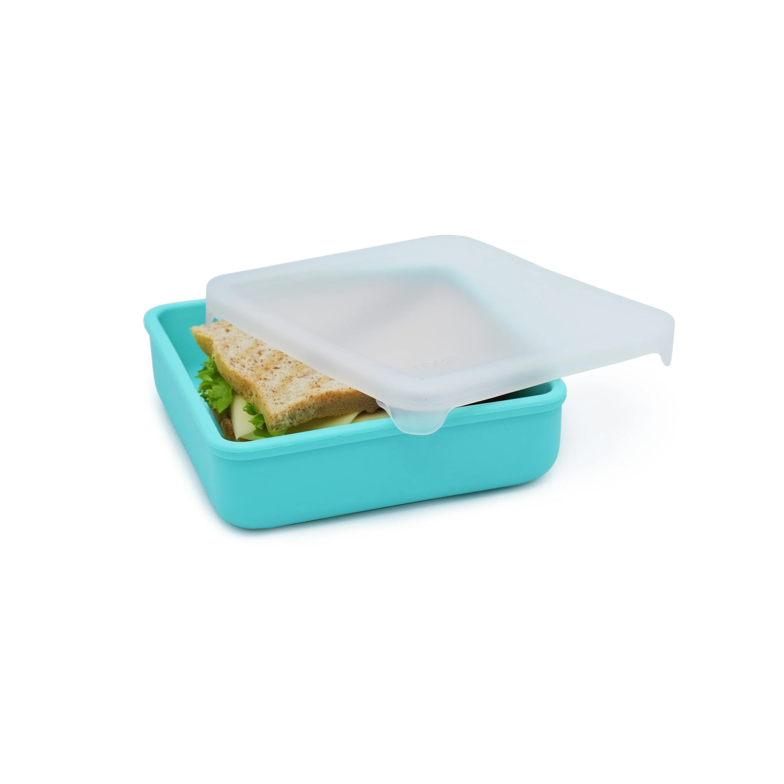 Melii 100% Silicone Sandwich Container BLUE