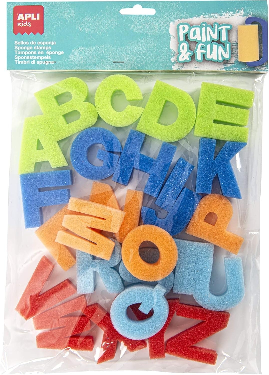 Sponge Stamps Abc 26/Pack - Apli