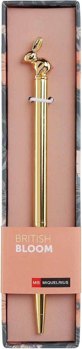 Pen Ballpoint Miquerius British Bloom 0.5Mm Retractable Bunny 11927
