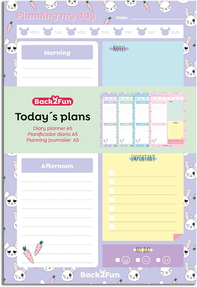 Daily  Planner Mr  A5 W/Stickers