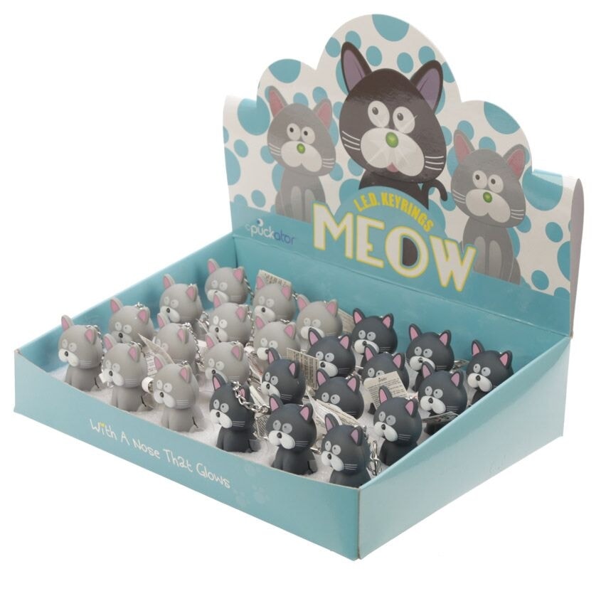 Keyring Cat Led Meowing Sound Key104