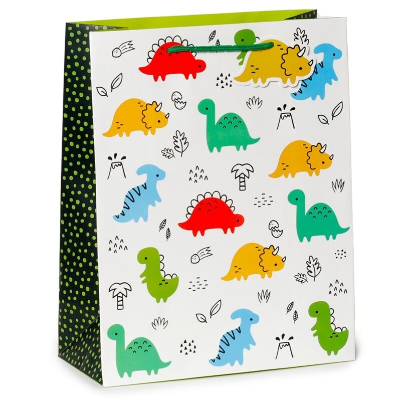 Gift Bag Dinosauria Jr Large Gbag92A