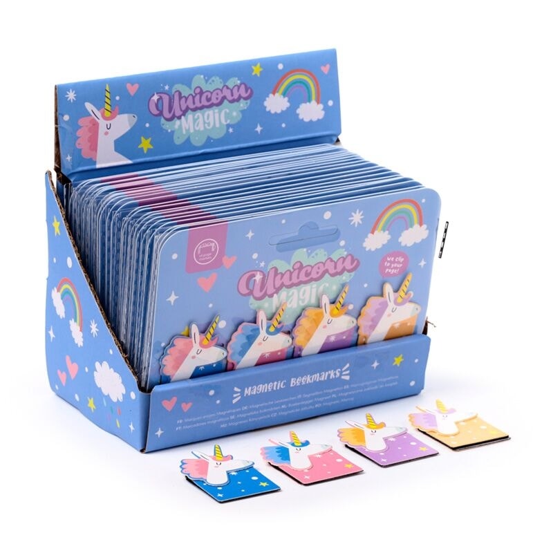Bookmark Magnet Unicorn Book17