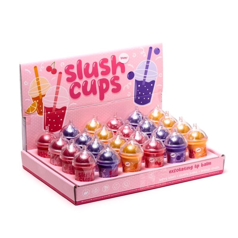 Lip Balm Exfoliating In A Slushy Cup Holder Lip155