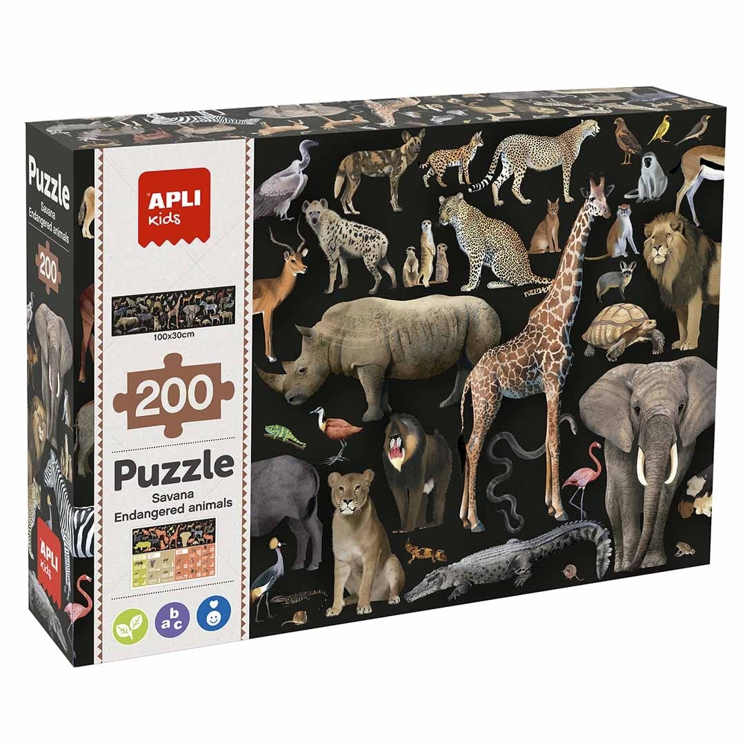 Puzzle Savanna Animals - Apli