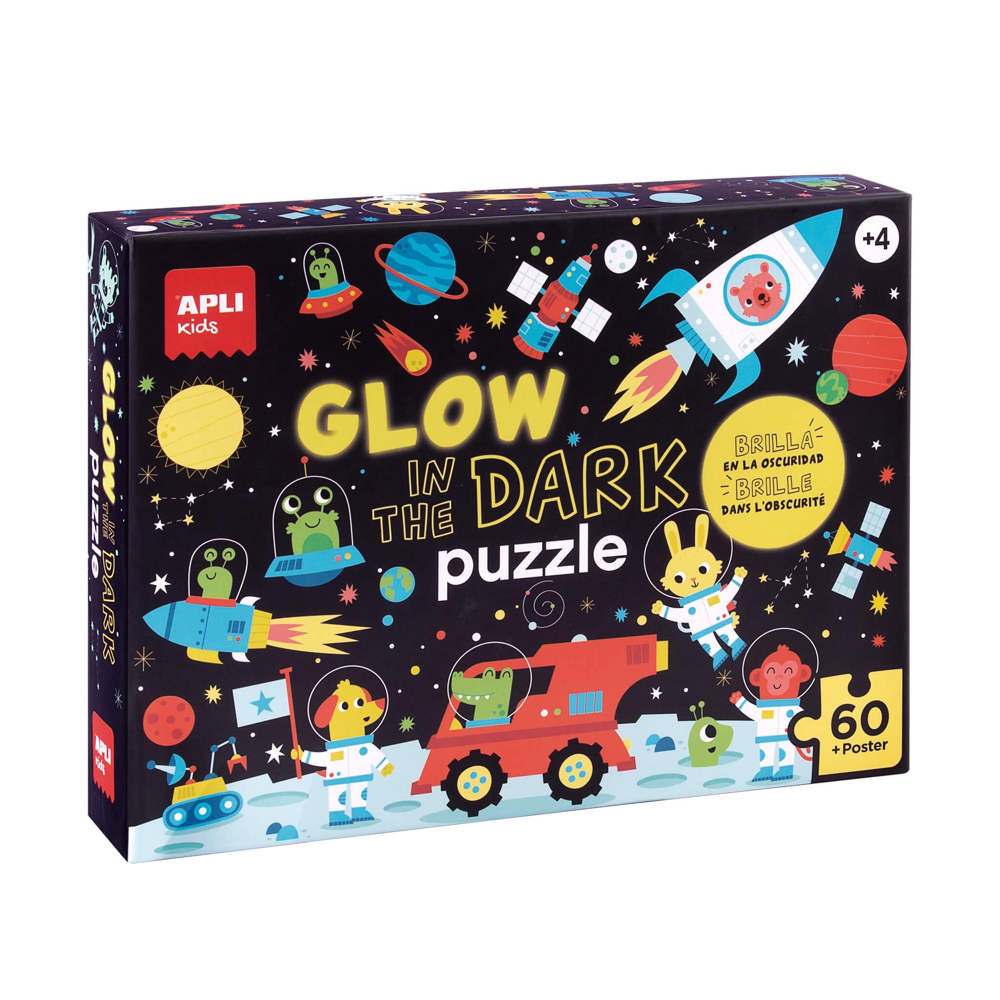 Space Puzzle Glow In The Dark - Apli