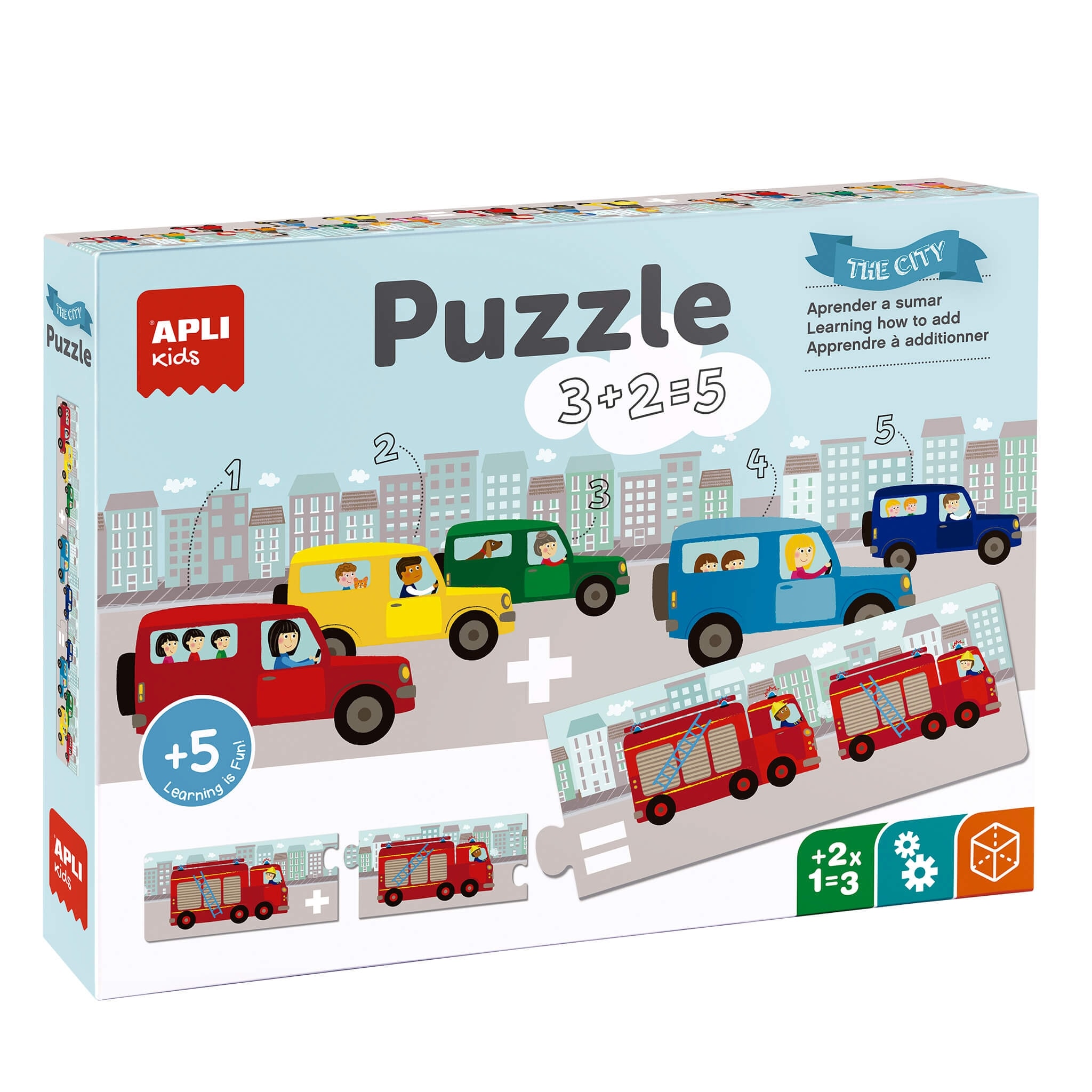 Transports Additions City Puzzle - Apli