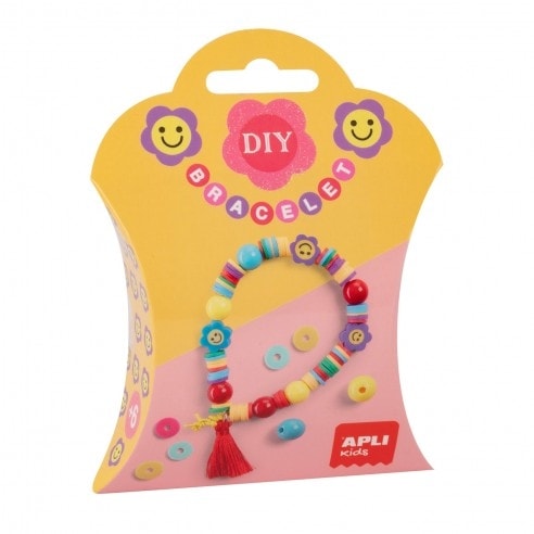 Smiley Yellow Bracelet Diy - Apli