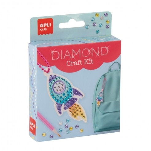Rocket Keychain Diamond Diy Kits - Apli