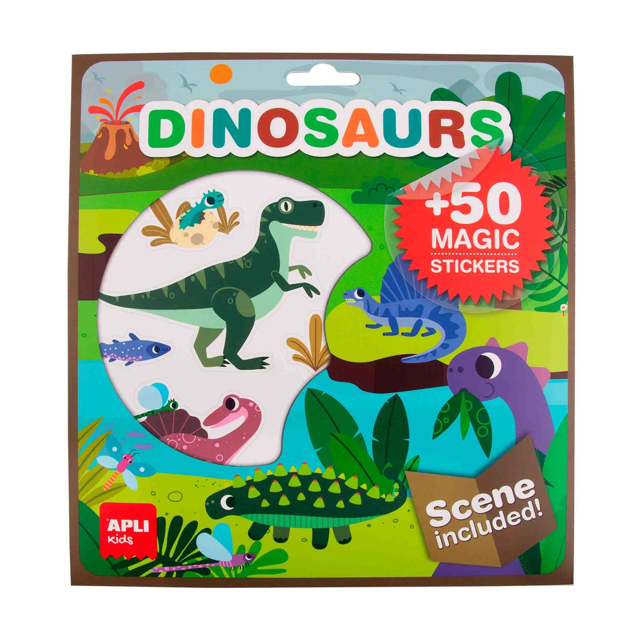 Sticker Magic Stickers Dinosaurs - Apli