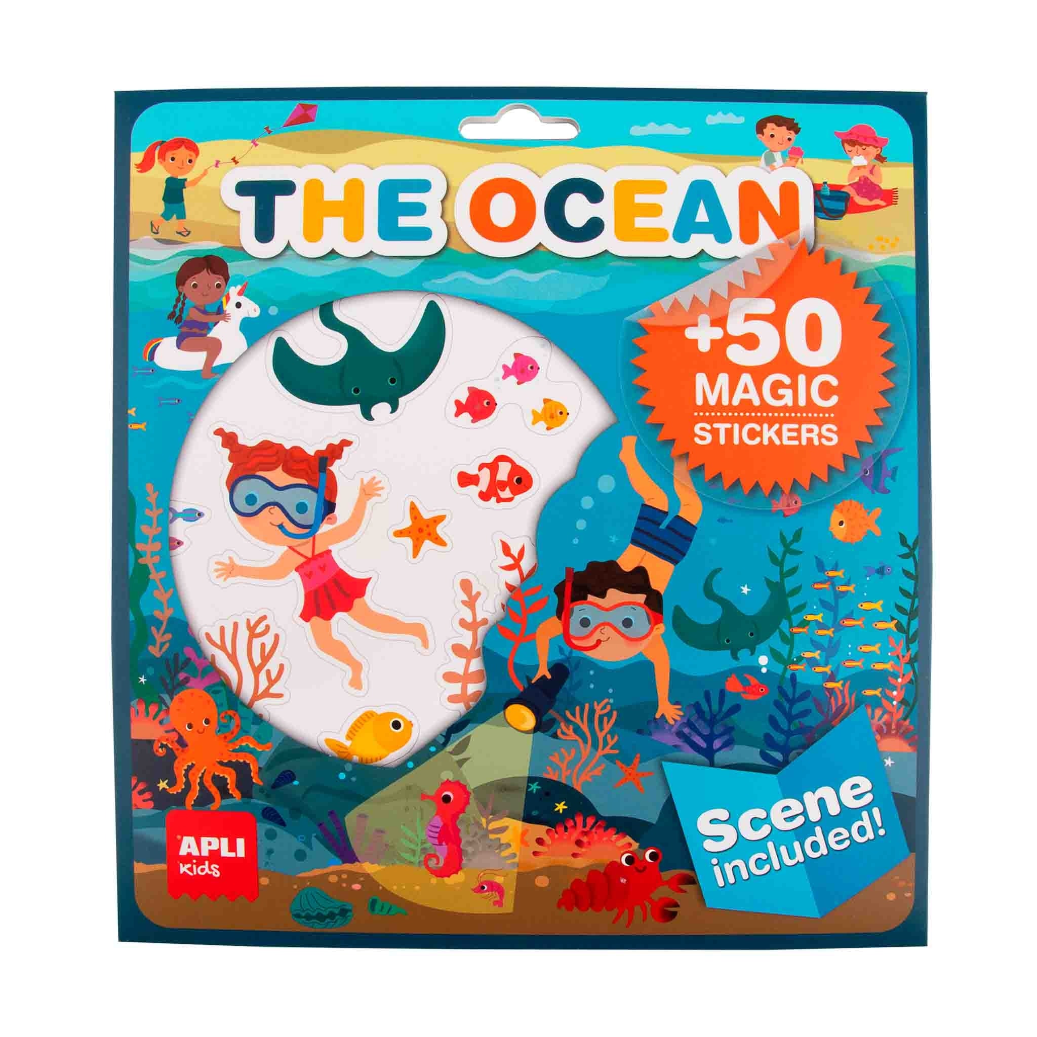 The Ocean Sticker Magic Stickers - Apli