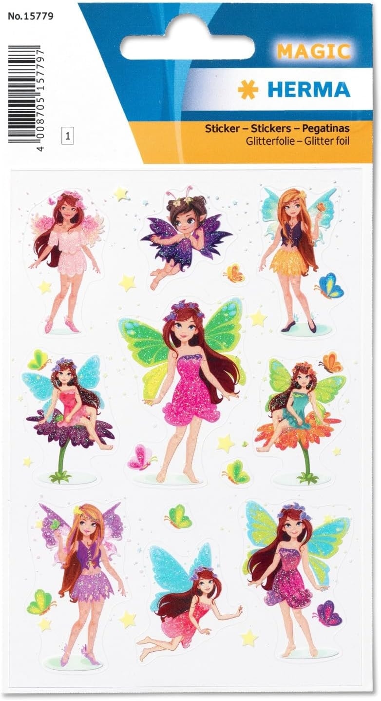 Fairies Foil Glittery  - Stickers Herma