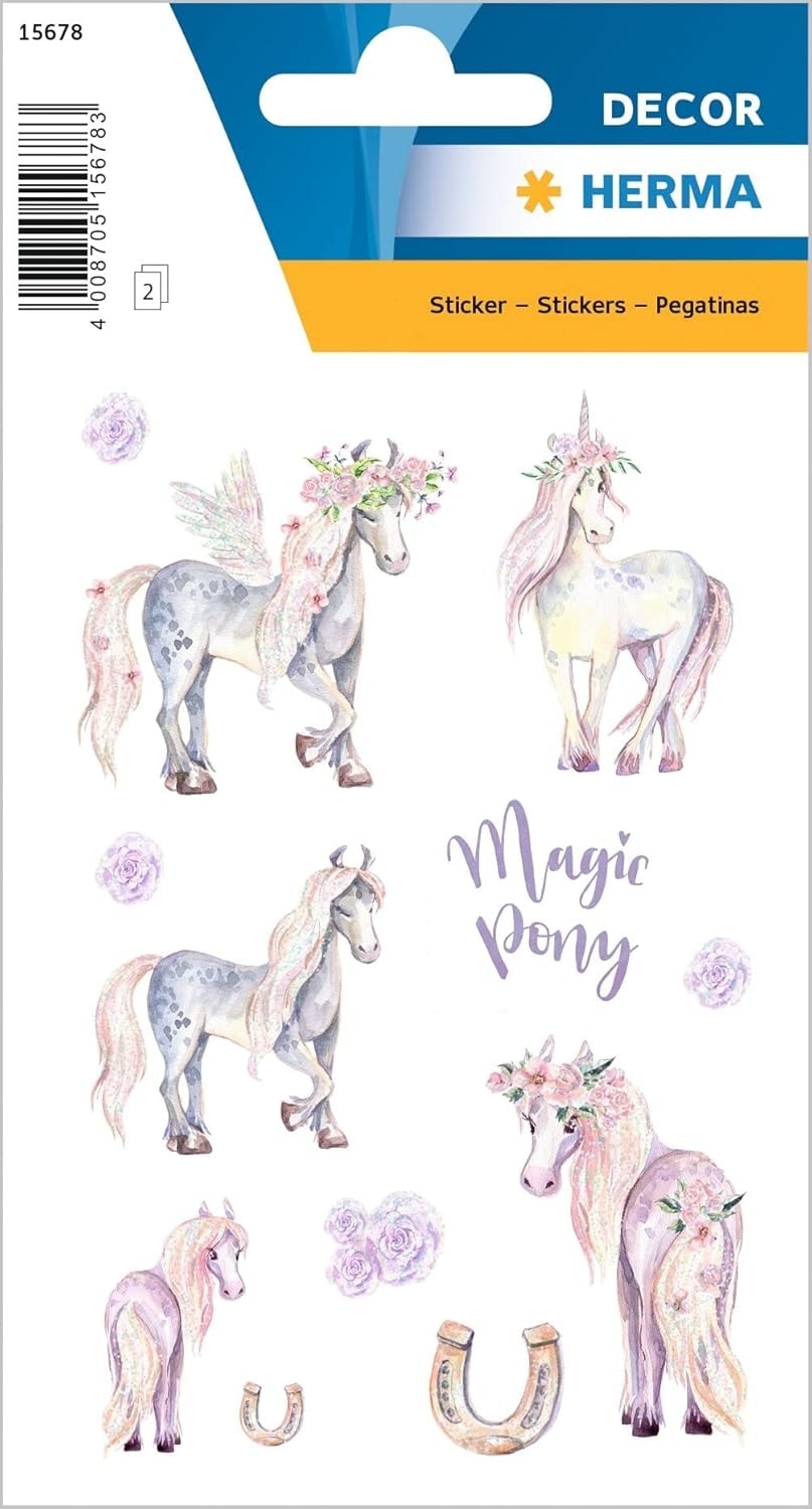 Magic Pony Glittery - Sticker Herma