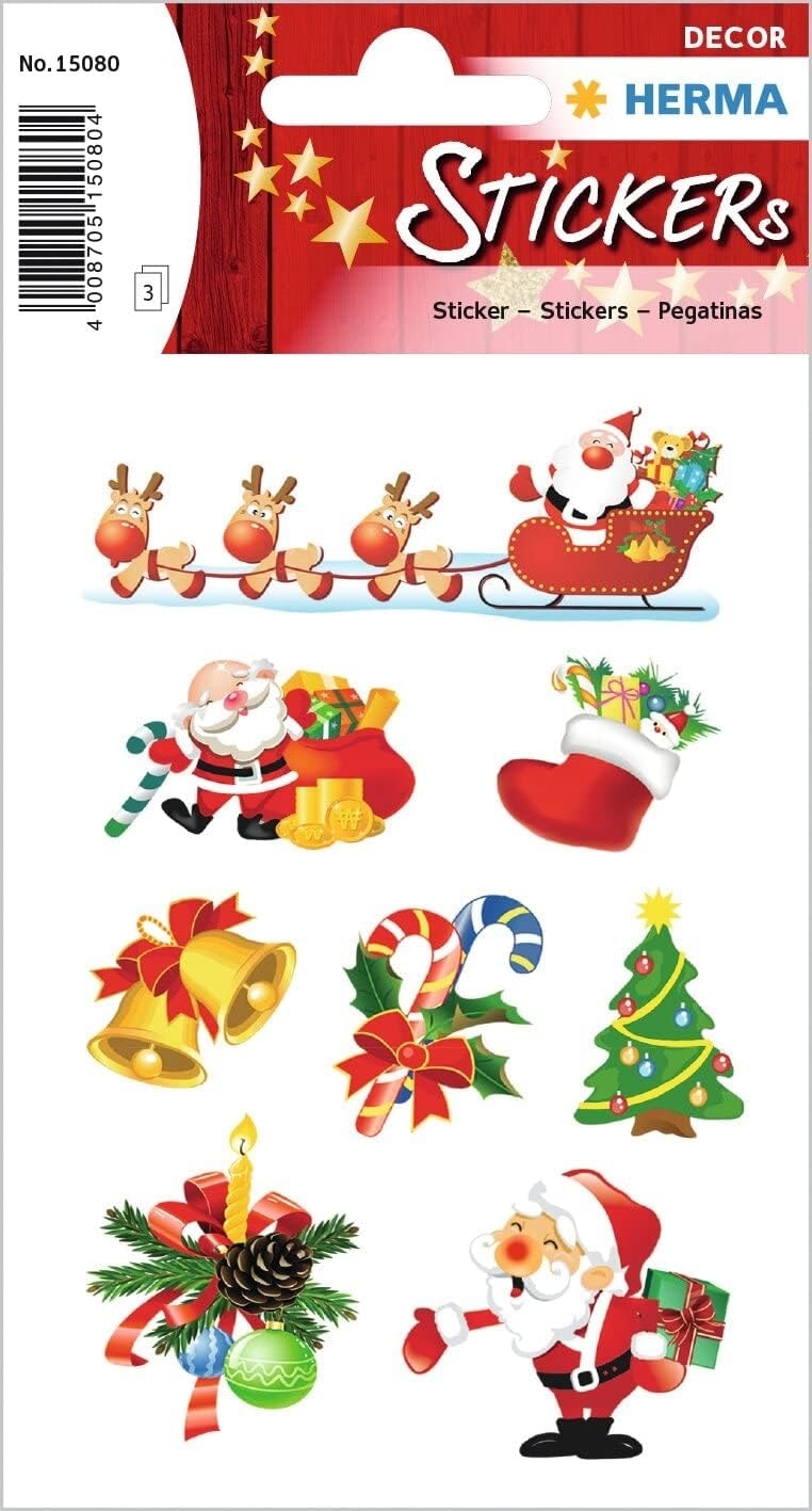 Christmas Santa Claus - Sticker Herma