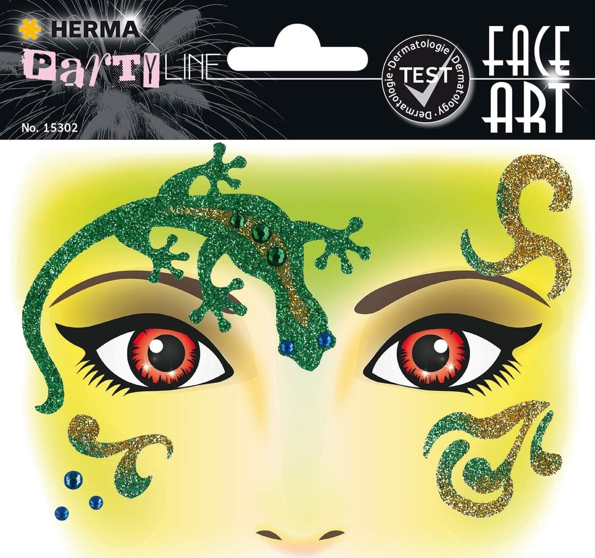Gecko - Face Art Herma