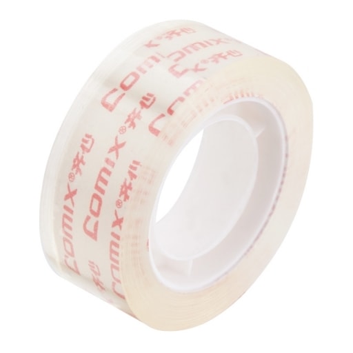 Tape Transparent Comix 18Mmx27.4M 8Pcs Clear Jf1830-8