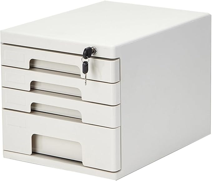 Storage Drawers Comix 4 Drawers W/Lock Grey B2251
