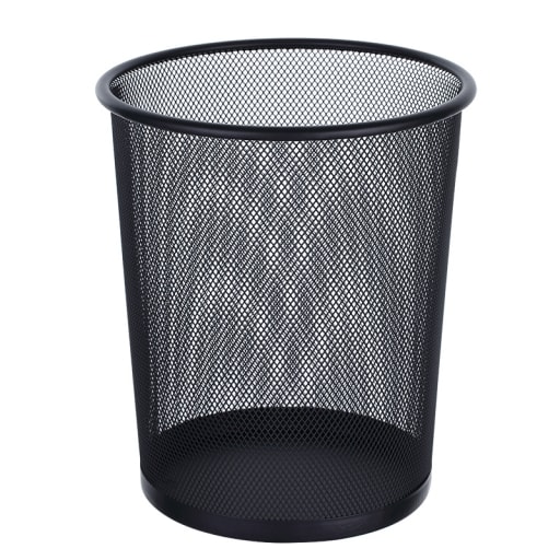 Wastebasket Comix Metal Mesh 240X270Mm Black B2006