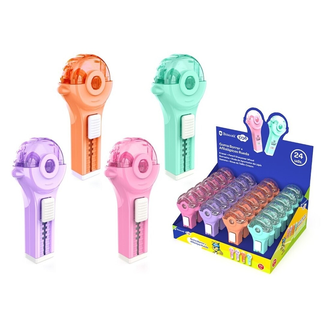 Sharpener And Eraser Bismark Wheel 331386 331836