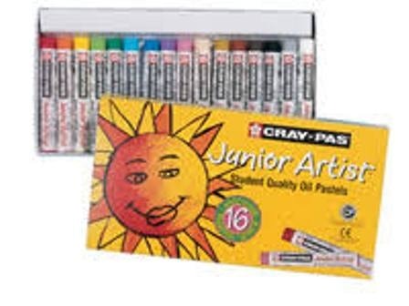 Pastel Oil Sakura Junior Artist 8Mm 16 Colors Xep16