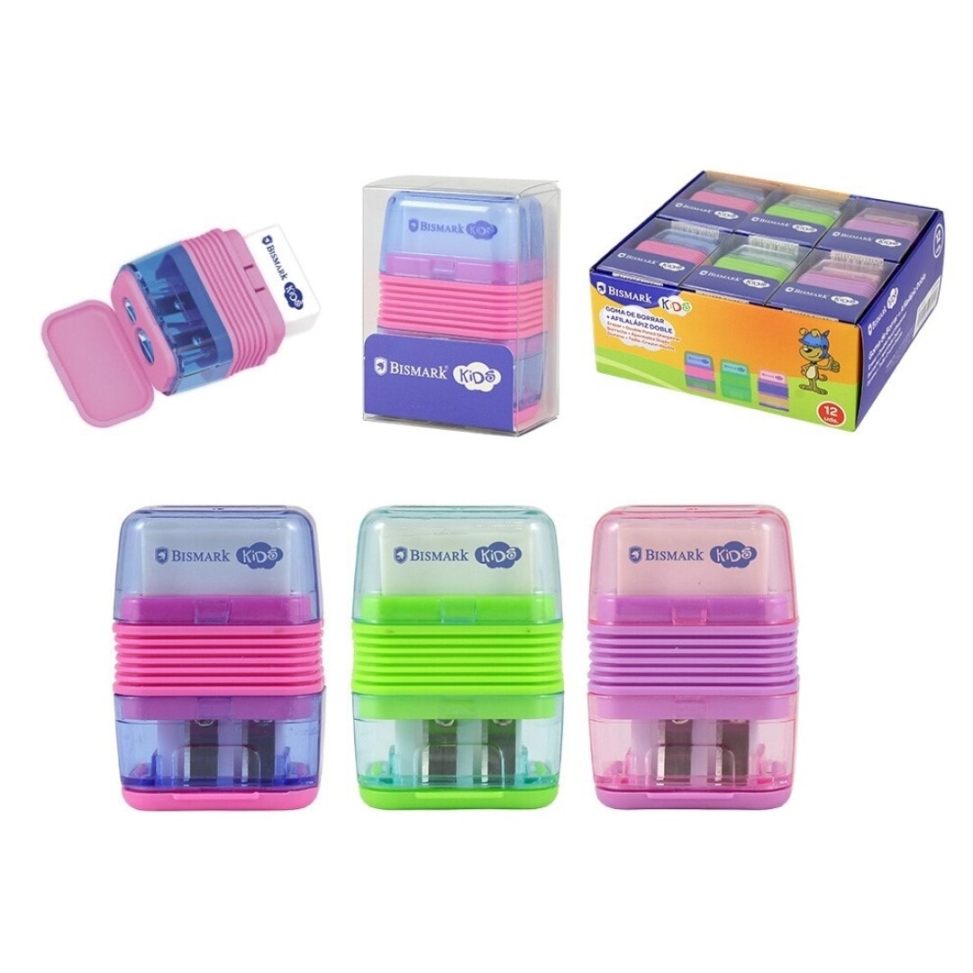 Sharpener And Eraser Bismark Double Use 332391