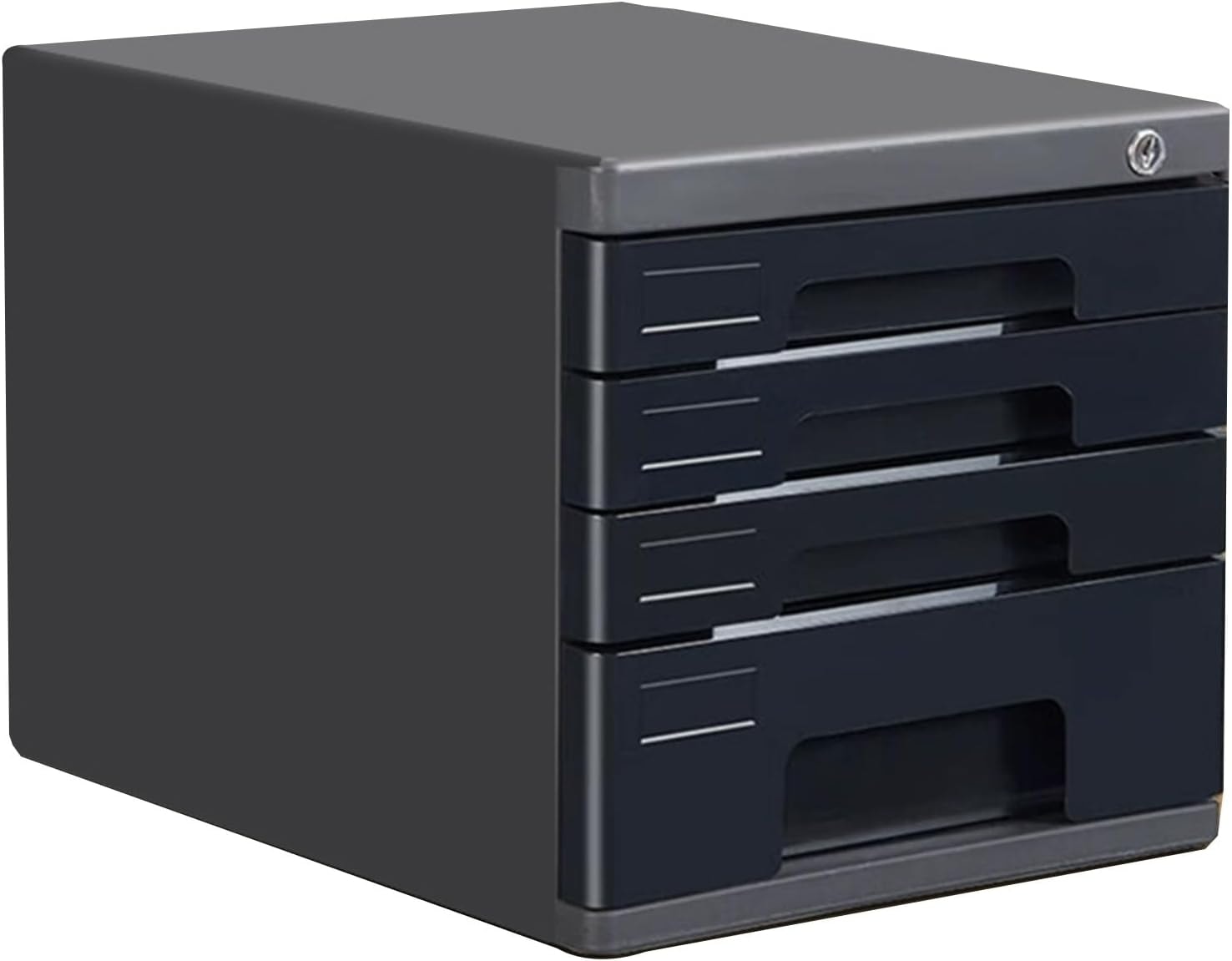 Storage Drawers Comix 4 Drawers W/Lock Black B2251