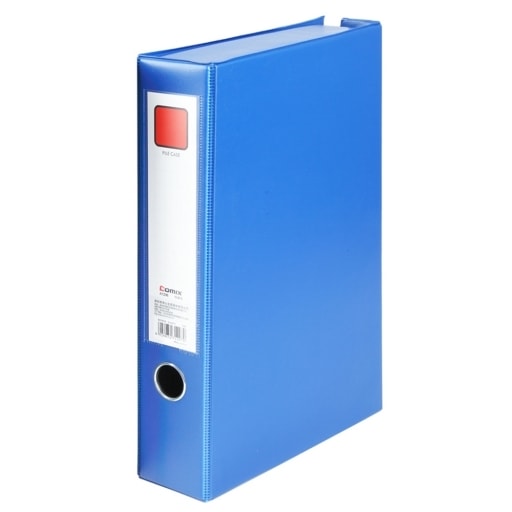 Storage Box Comix Pvc A4 55Mm Magnet Clip Blue A1297
