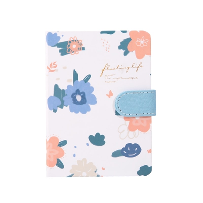 Notebook Comix A6 146Sh Pu Magnetic Buckle Blue C6100
